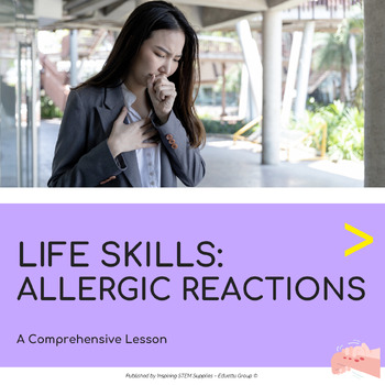 Preview of Public Health: Allergic Reactions Worksheets & Activities | Comprehensive Lesson