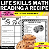 Life Skills Worksheets Functional Math Special Education R