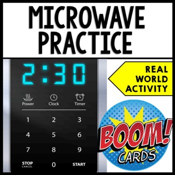 Preview of Life Skills - BOOM CARDS - Cooking - Using a Microwave - Food Directions
