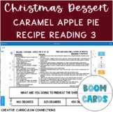 Life Skills Caramel Apple Pie Dessert Recipe Read & Comp B