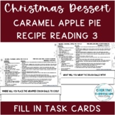 Life Skills Caramel Apple Pie Dessert Recipe Read & Comp T