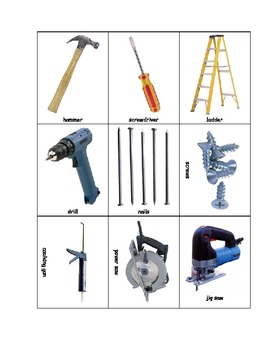 Preview of Life Skills: Carpenter Tools or Science Tools