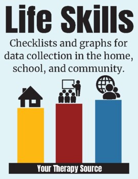 Preview of Life Skills Checklists - Data Collection, Progress Monitoring, Rubrics, OT, PT