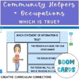 Life Skills Community Helpers & Occupations Which is True 