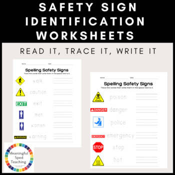 Safety Signs Worksheets - 15 Worksheets.com