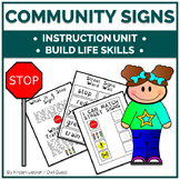 Life Skills Community Signs Instruction Unit