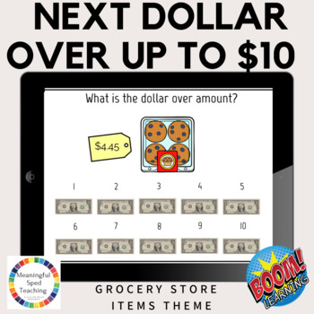 Dollar Up Worksheet, Grocery Items Under $10