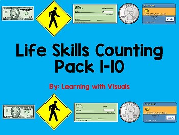 Preview of Life Skills Counting Pack 1-10