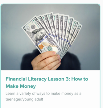 Preview of Life Skills Curriculum: Financial Literacy - How to Make Money  Gr. 9-12+