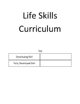 Preview of Life Skills Curriculum Part 1