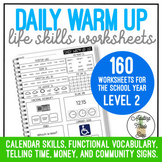Life Skills Daily Warm Up Worksheets Level 2