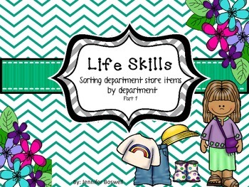 Preview of Life Skills Department Store Sort pt 1