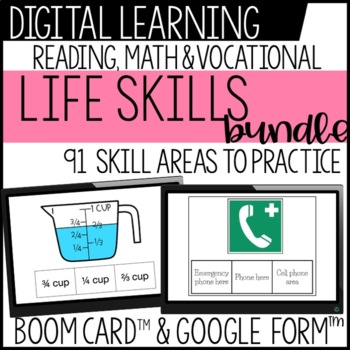 Preview of Life Skills Digital Activity GROWING BUNDLE