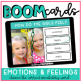 Life Skills: Feelings and Emotions BOOM CARDS {distance learning}