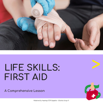 Preview of Public Health: First Aid Worksheets & Activities | Comprehensive Lesson