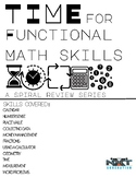 Life Skills/Functional Math Series - 25 Spiral Review Sheets