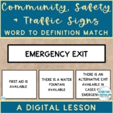 Life Skills Functional Vocab Community Signs Word To Meani