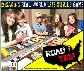 Preview of Road Trip, An Engaging Life Skills Board Game for all Students