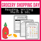 Grocery Shopping Day! (Themed Reading, Writing, Math & SEL