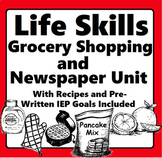 Life Skills Distance Learning Special Education Grocery Sh