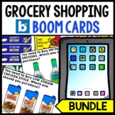 Life Skills - Grocery Store Shopping - Task Cards - Boom C