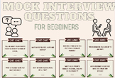 Life Skills Interview Task Cards for Beginners