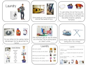 Download Life Skills Laundry Activities: Functional Vocabulary ...