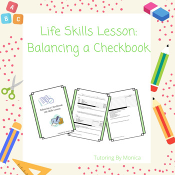 Preview of Life Skills Lesson: Balancing a Checkbook