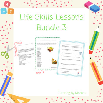 Preview of Life Skills Lesson: Bundle 3