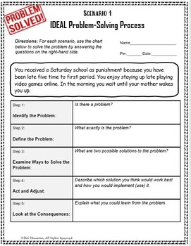 life skills lesson life skills worksheets problem