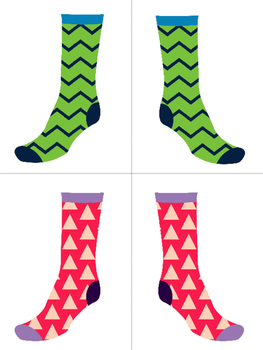 Life Skills: Matching Socks by Mrs Irvins Toolbox | TpT