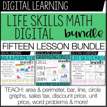 Preview of Life Skills Math Bundle
