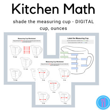 Kitchen Measurement Lesson – Kitchen Math Worksheets - Twins and Teaching  Culinary Arts and FACS Resources