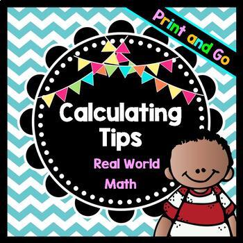 Preview of Life Skills Math, Money, and Reading: Calculating Tips