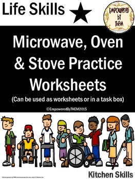 Preview of Life Skills - Microwave, Oven & Stove Practice Sheets