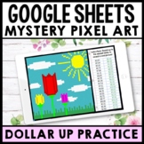 Life Skills - Money Dollar Up - Pixel Art - Google Sheets 