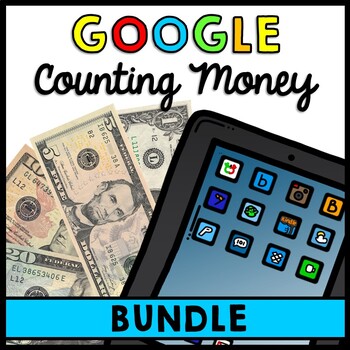 Preview of Life Skills - Money - Math - Special Education - Budgets - GOOGLE BUNDLE