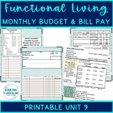 Life Skills Monthly Budget, Bill Pay & Transaction Log Com