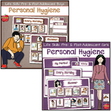 Life Skills Personal Hygiene Visual Schedules: Pre/Post Ad