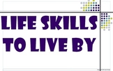 EDITABLE: Classroom Posters: Life Skills