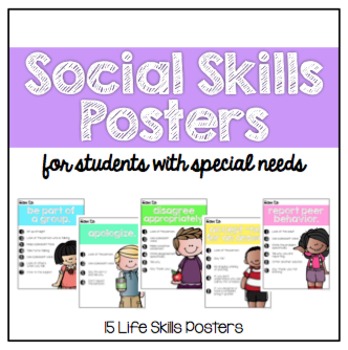 Preview of Life Skills Posters - 15 How to Posters