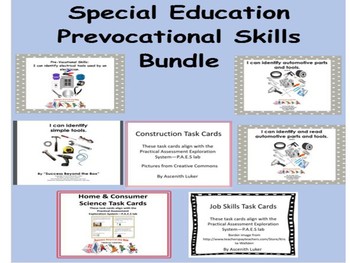 Preview of Life Skills/Pre-vocational Skills Bundle