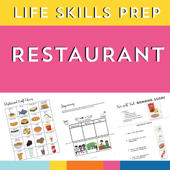 Preview of Life Skills Prep For Restaurant Community Outings