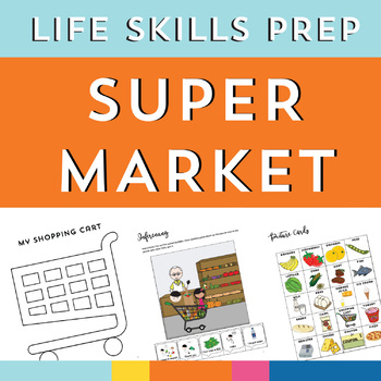 Preview of Life Skills Prep For Supermarket/Grocery Store Community Outings