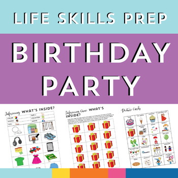 Preview of Life Skills Prep for Birthday Party Community Outings