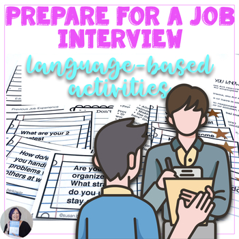 Preview of Prepare for a Job Interview and Application Language Skills