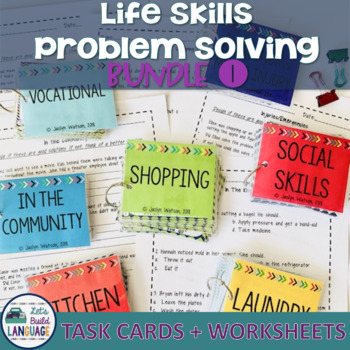 Preview of Life Skills Problem Solving Bundle 1 with BONUS Boom Cards