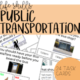 Public Transportation Etiquette Task Cards - Life Skills