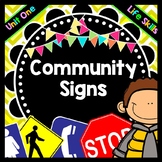 Life Skills - Reading - Community / Safety Signs - Special