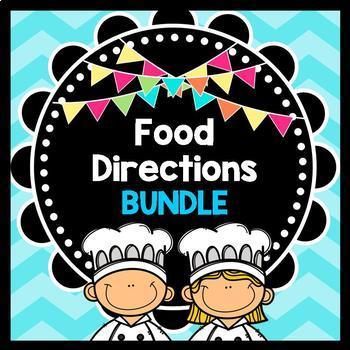 Preview of Life Skills - Reading - Cooking - Food Prep Directions - Special Ed - Bundle